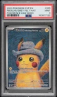 2023 POKEMON SVP EN-SV BLACK STAR PROMO #085 PIKACHU WITH GREY FELT HAT PSA 9