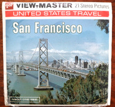 VIEW-MASTER SAN FRANCISCO, CALIFORNIA, A166 REEL SET,  SEALED 