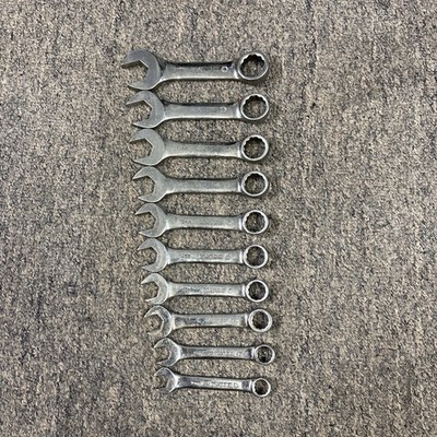Matco Tools USA RCS10M2-RCS19M2 Short Metric Combination Wrench Set, 10-19mm, 
