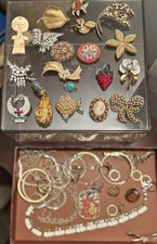 Huge NY Estate High End Costume Jewelry Most Signed Trifari, Juliana And More
