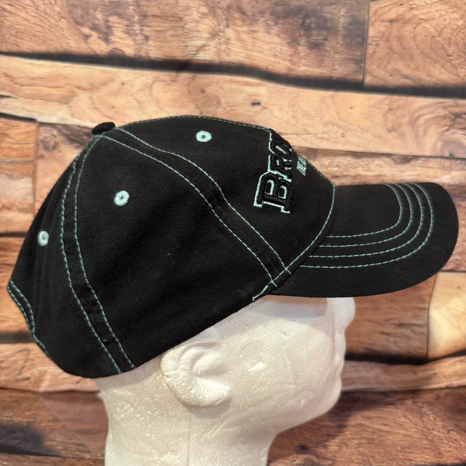 Browning Hat Cap Adjustable Strapback Black & Blu… - image 2