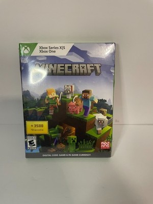 Minecraft with 3500 Minecoins - Code in Box, No Disc - Xbox Series X/S, Xbox One