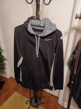 Womens Black Nike Hooded Sweatshirt size S
