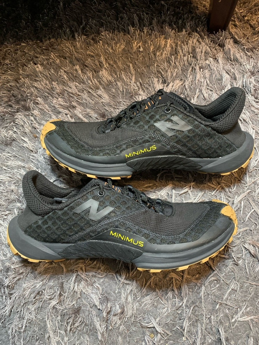 New Balance Minimus Shoes Mens 7 D Black Minimalist Barefoot Vibram Gym Sneakers New Balance Minimus TR V1 Cross Trainer Gym Walk Sneakers  main image 3