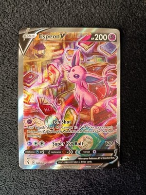 Pokemon Espeon V Alt Art 180/203 Evolving Skies Englisch Ultra Rare NM Karte
