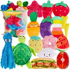 Squeaky Dog Toys, Small Puppy Toys, Cute Interactive Pets Toys Bulk for Small...