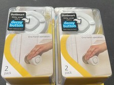SAFETY 1ST  OutSmart Knob Covers w/ Decoy Button  2 Pack  HS273  NEW