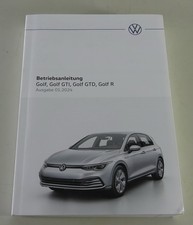 Betriebsanleitung / Handbuch VW Golf 8 / VIII + GTI / GTD / R Stand 01/2024
