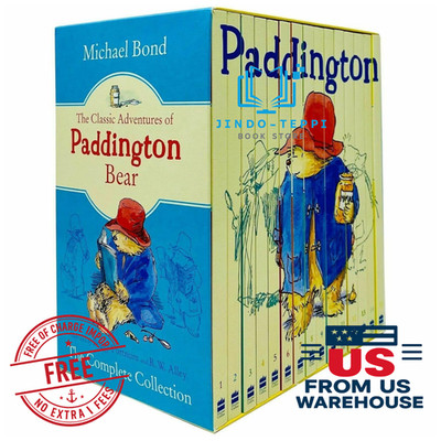 Paddington Bear Complete 15 Book Box Set Collection Kids Classic Gift
