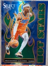 Panini Select 2024-25 Hot Stars Prizm Shai Gilgeous-Alexander Thunder 2 Cards