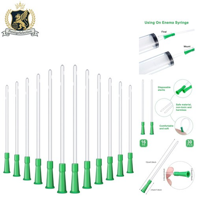 #ad #ad 30 Piece Clear PVC Enema Tubes with Flexible Ends Comfortable amp; Safe Use $21.58