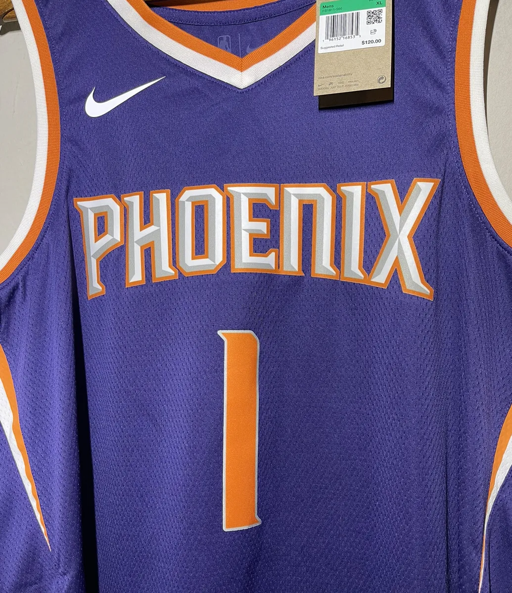 Youth Nike Devin Booker Purple Phoenix Suns Swingman Jersey - Icon