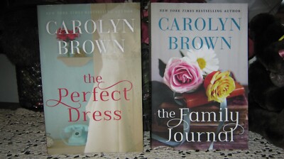 Carolyn Brown Lot of 2 "The Perfect Dress & The Family Journal" M-764