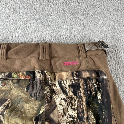 Cabela's Herter's Mossy Oak Fleece Lined Hunting Pants Size Medium Camo Hunting - Picture 10 of 16