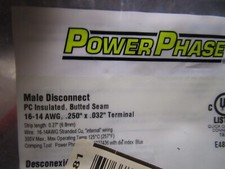 22-16 AWG 10 Stud Vinyl Insulated Butted Seam Fork Terminal QTY 100