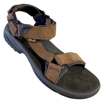Teva Mens Terra Fi Lite Leather Sport Sandal Brown Hiking Trail Water Size  10 | eBay