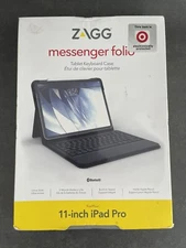 ZAGG Messenger Keyboard Folio Case for Apple® iPad Pro 11"  Black