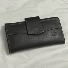 NWT RB GENUINE LEATHER WALLET 100 QUALITY 15 CARD SLOTS 4 CASH CHECKBOOK COVER