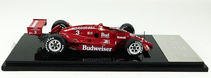 BOBBY RAHAL MARCH 86C BUDWEISER INDY 500 WINNER RACE CASE 1:43