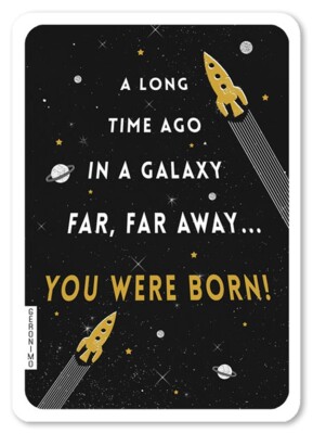 Notes & Queries A Long Time Ago Funny / Humorous Birthday Card