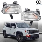 Left&Right Side Signal Lamp For 2015-2018 Jeep Renegade Front Park Turn Light (For: Jeep Renegade)