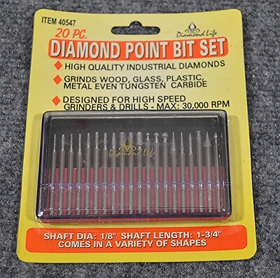 Brand New Diamond Life 20 Piece Diamond Point Bit Set - Sealed Pack | eBay
