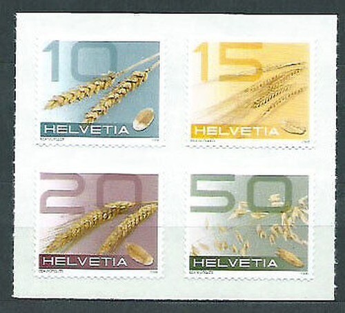 Svizzera - Posta 2008 Yvert 1996/9 MNH Cereali
