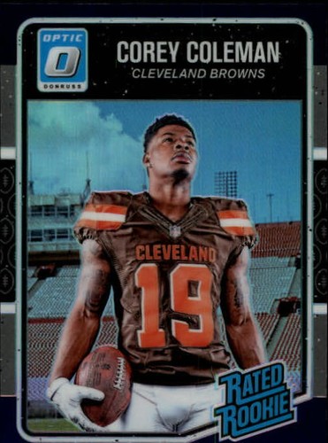 2016 Donruss Optic Purple Cleveland Browns Football Card #161 Corey ...