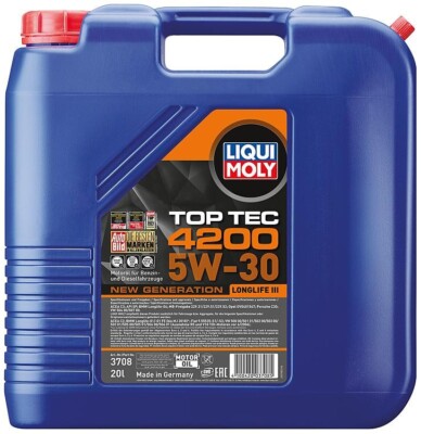Liqui Moly Motoröl Top Tec 4200 5W-30 20l Kanister