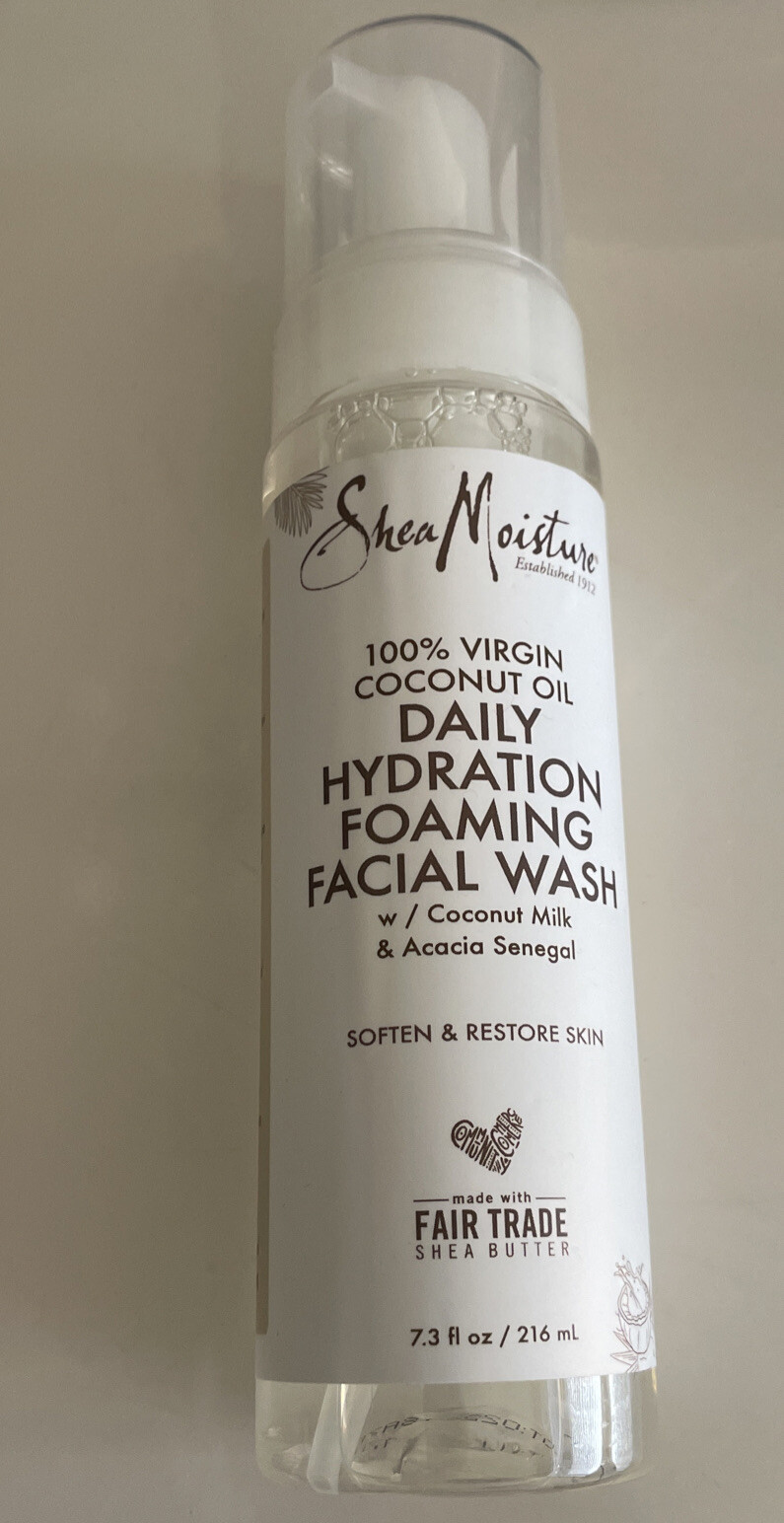 SheaMoisture 100 Virgin Coconut Daily Hydration Foaming Facial Wash