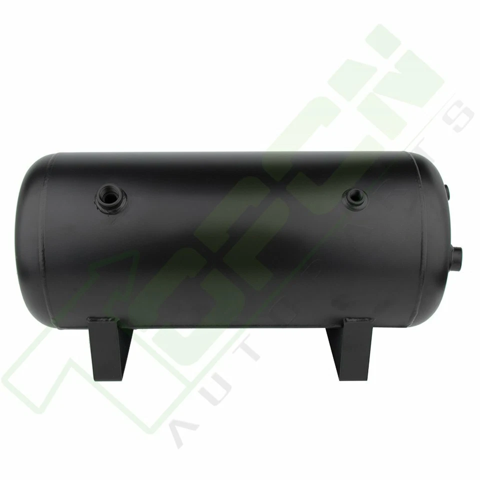 Tanque de aire de 5 GAL y compresor a bordo de 200 psi para kit de sistema de carro de bocina de tren 12V Foto 2 de 4