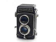 Video Exc    Ricoh Ricohflex Dia 6x6 TLR Camera 8cm F/3.5 Lens From JAPAN 1