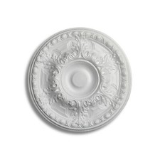 Decosa Rosette Emilia - Ø 48 cm, Stuckrosette aus Styropor - Deckenrosette