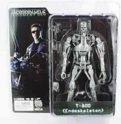 NECA The Terminator T-800 T-1000 Endoskeleton 18cm PVC
