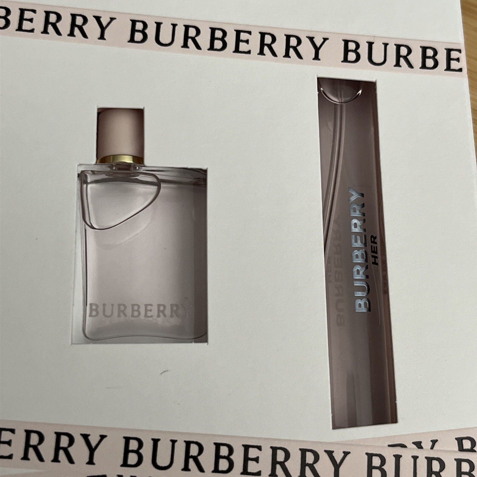 BURBERRY HER EAU DE PARFUM 5ml/0.16 oz. & 10ml./0.33 oz. NATURAL SPRAY VAP