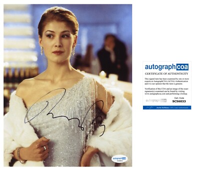 Rosamund Pike ''007 James Bond Die Another Day'' Autogramm signed 10x8 Foto ACOA