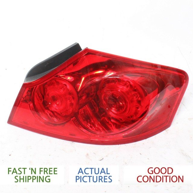 2007 2013 INFINITI G35/G37 SEDAN TAIL LIGHT LAMP REAR RIGHT PASSENGER