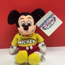 Walt disney store bean bag plush beanbag stuffed animal Mickey Mouse spirit tag