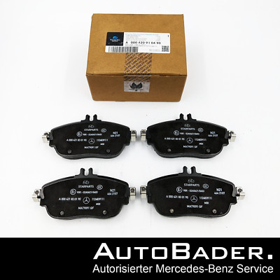 Original Mercedes Bremsbeläge Bremsklötze VORNE A-/B-/CLA/GLA-Klasse A0004209104