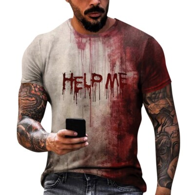 Halloween Horror T-Shirt  Problem Gelöst Blutiges Geschenke Herren Damen Lustige