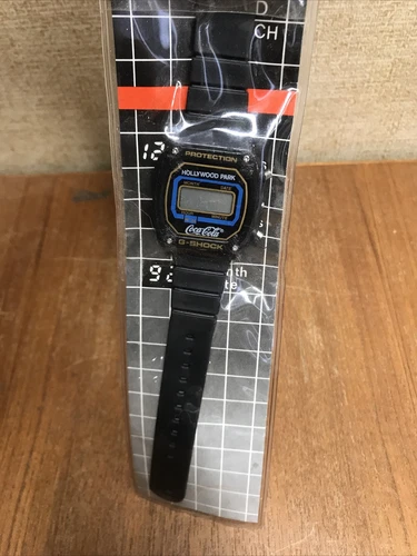 Vintage Hollywood Park horse racing Coca Cola Shock Watch Digital Black 1980’s