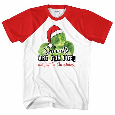 Lustiges T-Shirt Sprossen sind fürs Leben nicht nur für Weihnachten Xmas Männer Frauen Brüssel