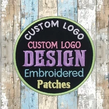 Custom embroidered patch, embroidered logo patch, personalized patch your design
