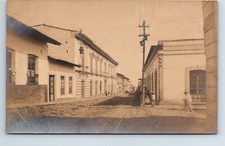 RPPC Foto Real Postal México Teziutlán Estado de Puebla Street View
