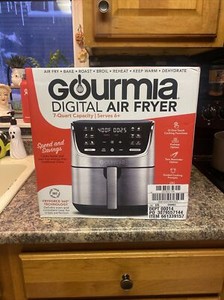 Gourmia 7 QT Numérique Air Fryer avec 12-One Toucher GAF734 Nouvelle usine scellée 13.5