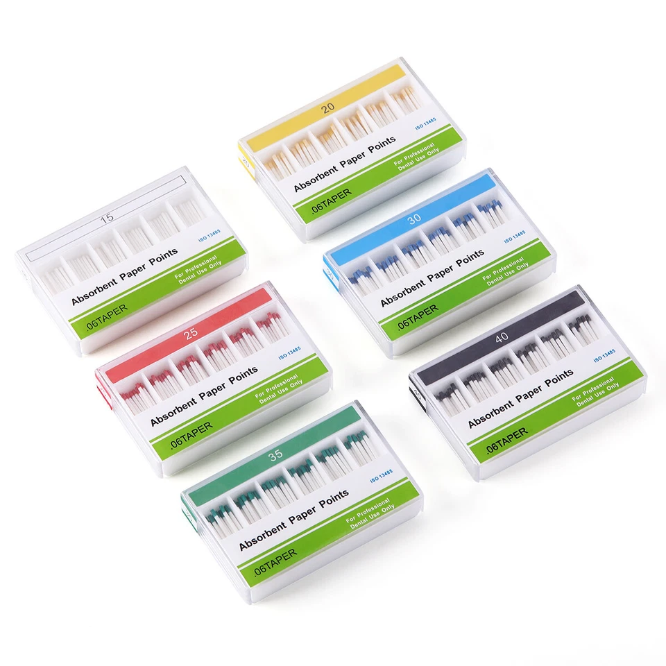 AZDENT Dental Endodontic Absorbent Paper Points Taper 0.04/ 0.02 /0.06 15#-40# - Image 3 of 4