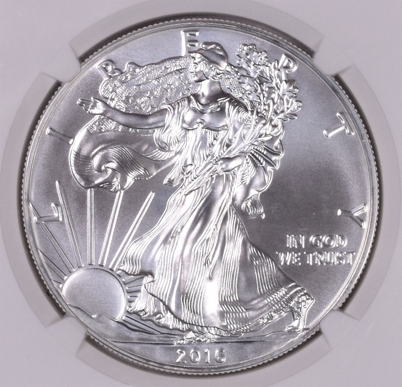 2016 American Silver Eagle - NGC MS69 - World Series Champions Chicago Cubs