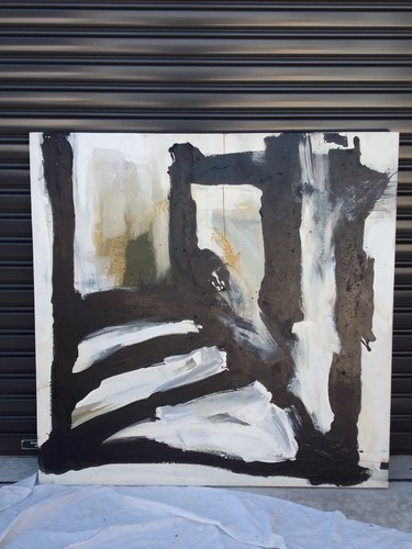 Zeiya Vandenberg - Original Contemporary Artwork 120cm x 120cm - Picture 3 of 4