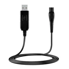 Pkpower 4ft USB Charger Power Cable for Philips Norelco Razor Trimmer Shaver PSU