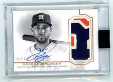 2020 Topps Dynasty #DAP-GSP8 George Springer #05/10